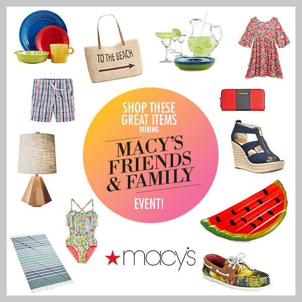 macy's friends and family 2016